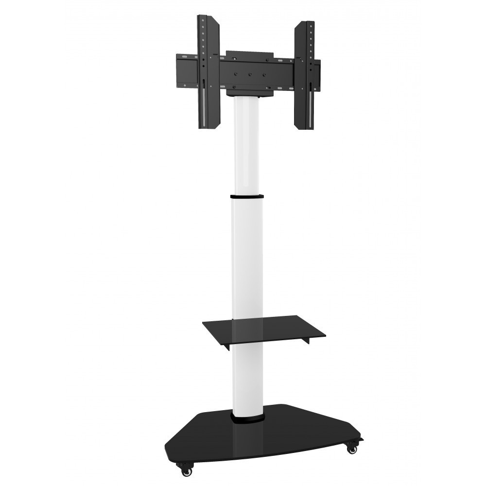 TECHLY Techly ICA-TR3WH Supporto TV mobile 37-70" fino a 40kg regolabile con 2 ripiani - ACCESSORI ED ELEMENTI PER APPARECCHIATURA AUDIO | TecnoCARE.net Sabaudia, Latina, Terracina, San Felice Circeo e Pontinia