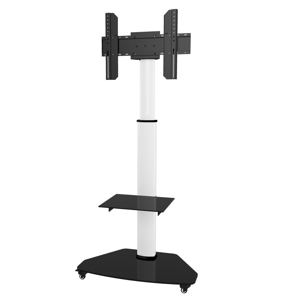 TECHLY Techly ICA-TR3WH Supporto TV mobile 37-70" fino a 40kg regolabile con 2 ripiani - ACCESSORI ED ELEMENTI PER APPARECCHIATURA AUDIO | TecnoCARE.net Sabaudia, Latina, Terracina, San Felice Circeo e Pontinia