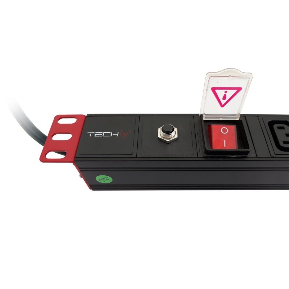 TECHLY Techly I-CASE STRIP-8C Barra di alimentazione 19' 1U X8 - prese C13 - BATTERIE E ALIMENTATORI | TecnoCARE.net Sabaudia, Latina, Terracina, San Felice Circeo e Pontinia