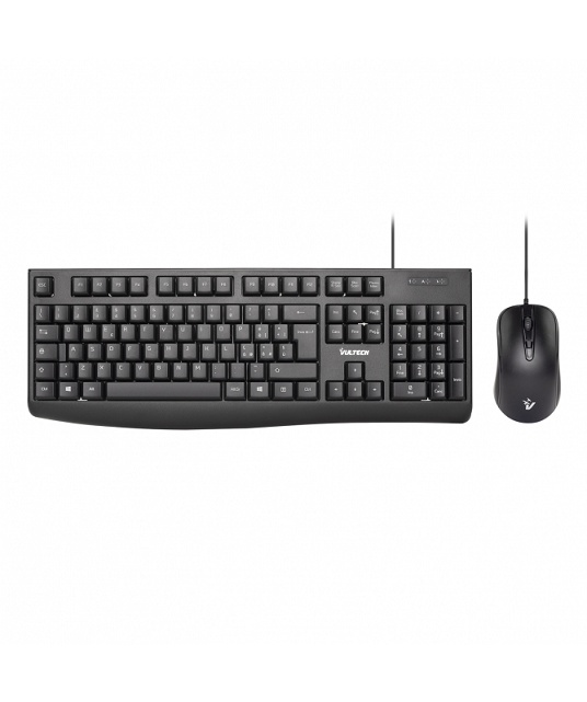 VULTECH VULTECH KIT TASTIERA + MOUSE CON FILO, USB - TASTIERE | TecnoCARE.net Sabaudia, Latina, Terracina, San Felice Circeo e Pontinia
