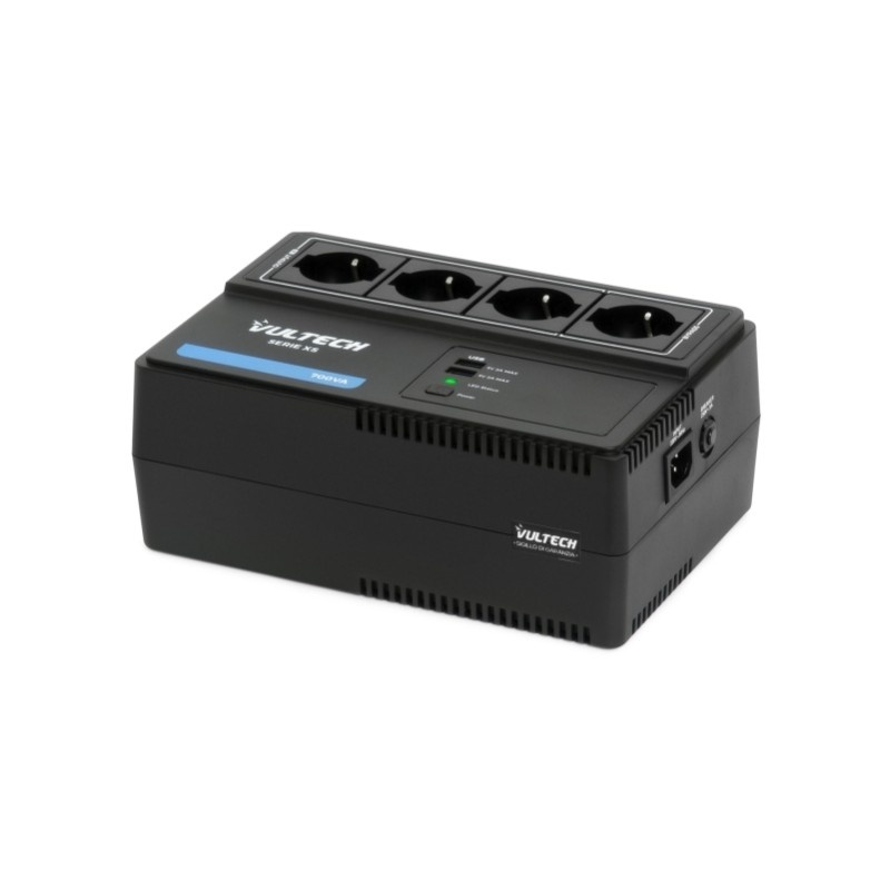 VULTECH VULTECH UPS 700VA XS LINE INTERACTIVE CON ONDA PSEUDOSINUOSIDALE 2 USB CON SOFTWARE - GRUPPI DI CONTINUITA | TecnoCARE.net Sabaudia, Latina, Terracina, San Felice Circeo e Pontinia