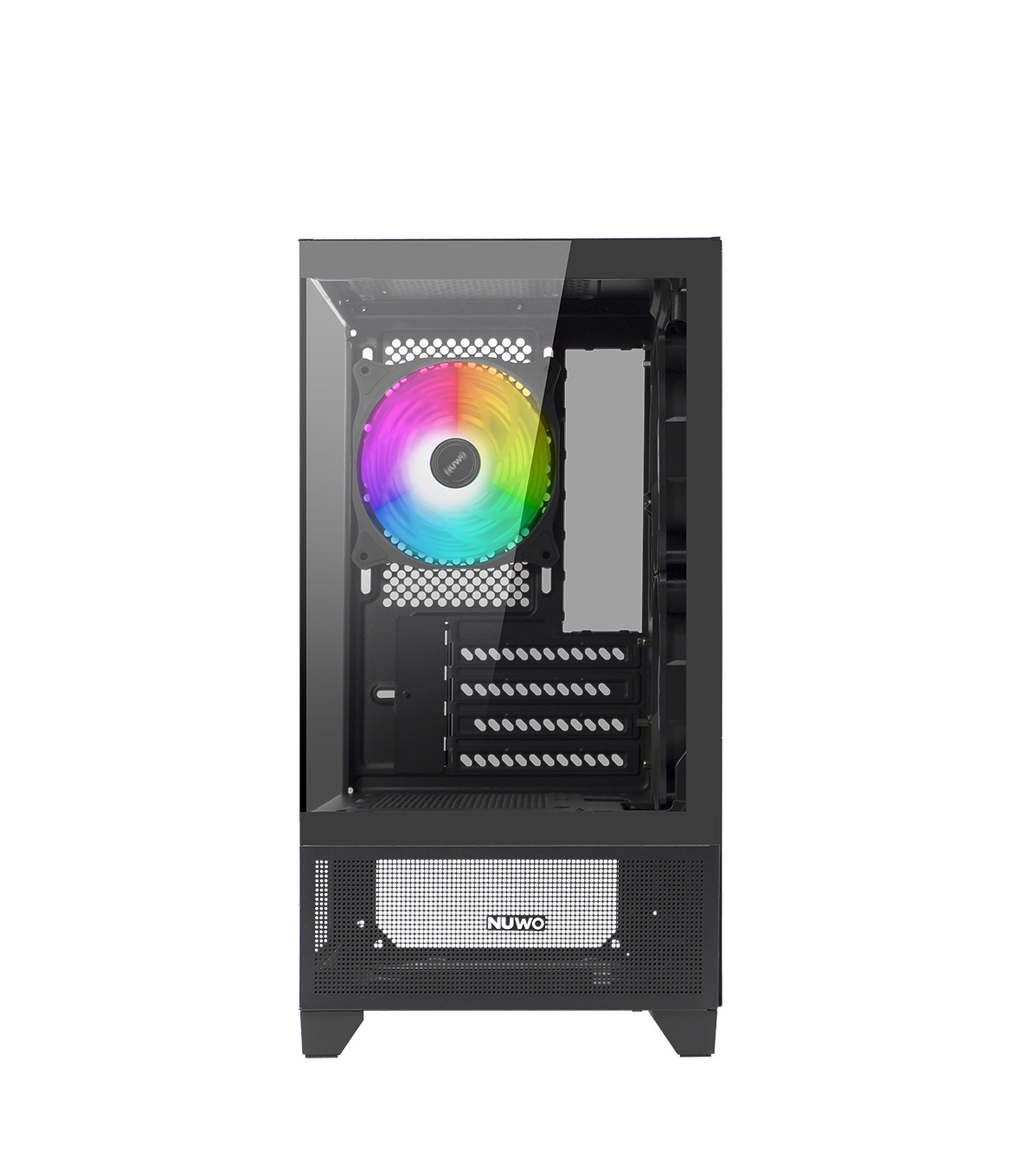 NUWO NUWO CASE MICRO-ATX CLASH CK100 NERO, 3FAN ARGB FRONT E SIDE GLASS - CASE | TecnoCARE.net Sabaudia, Latina, Terracina, San Felice Circeo e Pontinia
