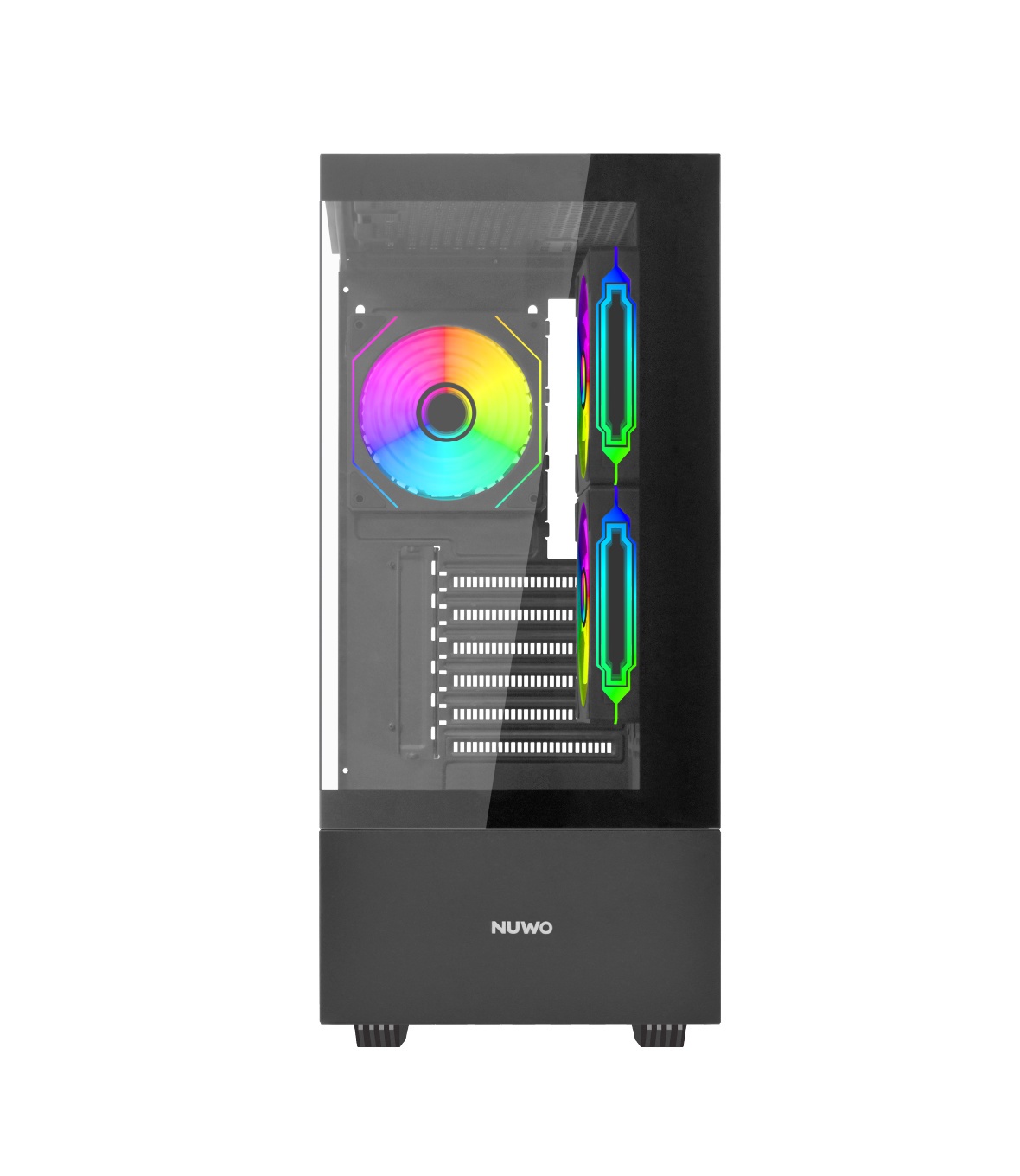 NUWO NUWO CASE ATX NUWO CLASH CK500 NERO 0.45MM SPCC 3*USB3.0/2.0 3*FAN ARGB FRONT E SIDE GLASS - CASE | TecnoCARE.net Sabaudia, Latina, Terracina, San Felice Circeo e Pontinia