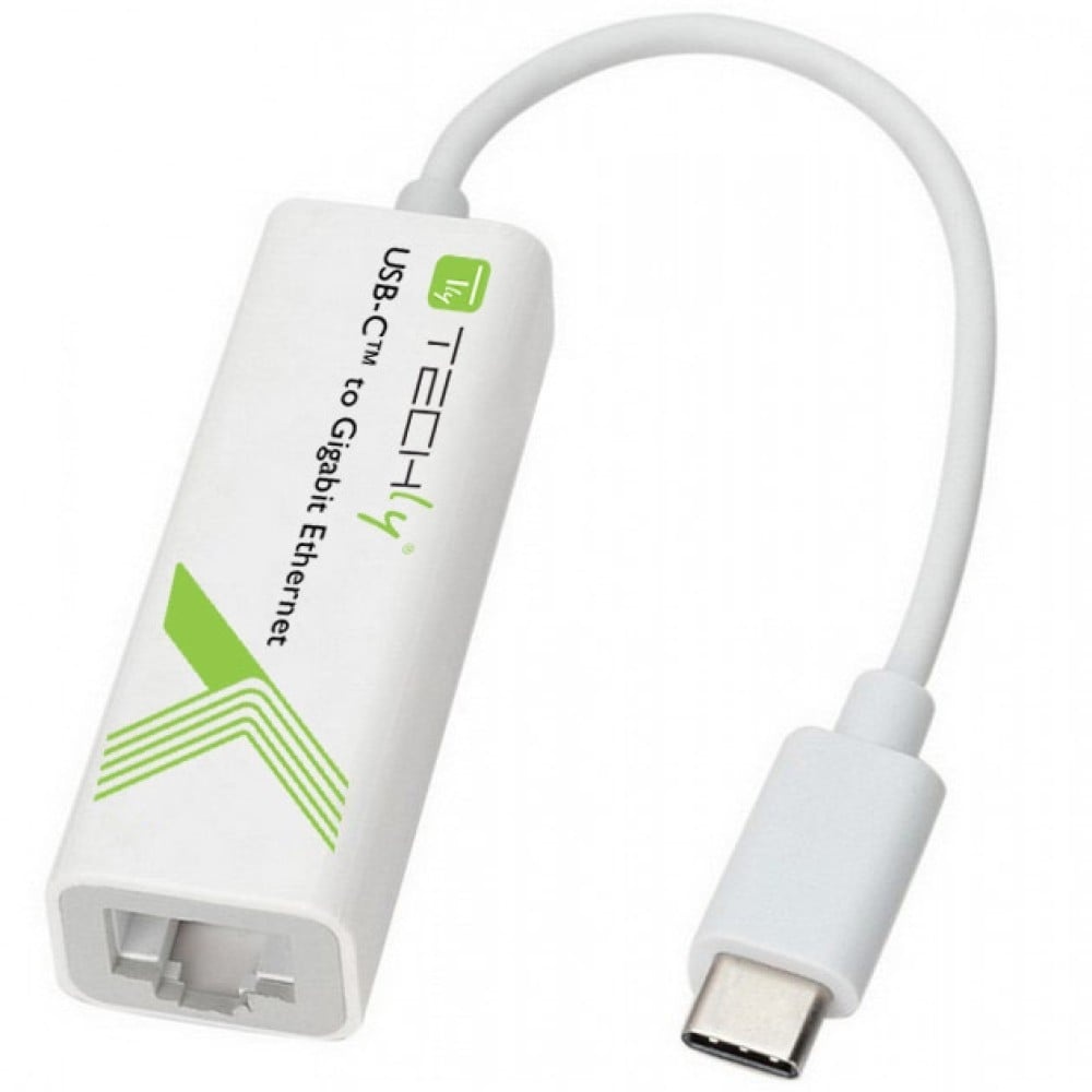 TECHLY Techly IADAP USB31-ETGIGA Adattatore di rete USB-C 3.1 a RJ45 Gigabit. 10/100/1000 - COMPONENTI | TecnoCARE.net Sabaudia, Latina, Terracina, San Felice Circeo e Pontinia