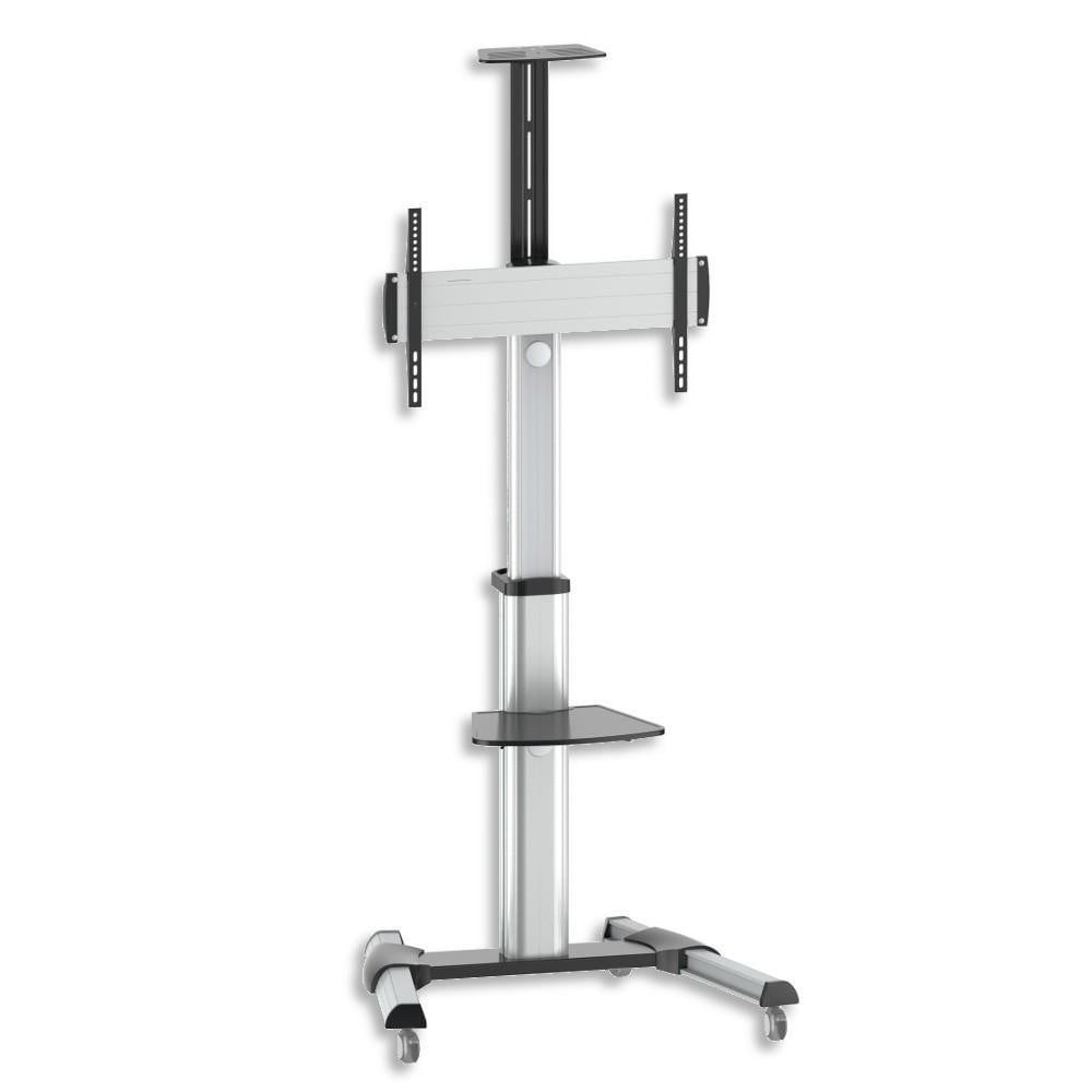 TECHLY Techly ICA-TR15 Supporto TV mobile 37-70" fino a 50kg regolabile con 2 ripiani - ACCESSORI ED ELEMENTI PER APPARECCHIATURA AUDIO | TecnoCARE.net Sabaudia, Latina, Terracina, San Felice Circeo e Pontinia