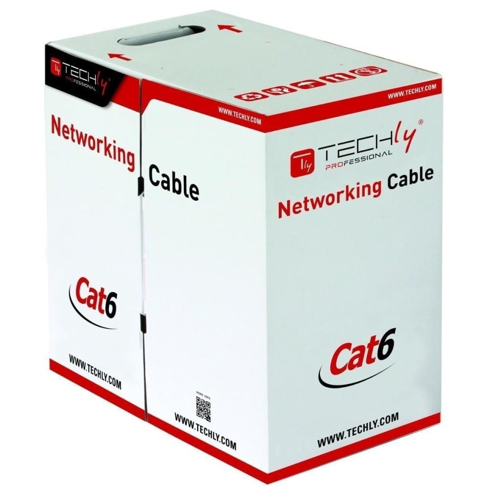 TECHLY Techly ITP6-CCA-305-GY Cavo Cat6 UTP a coppie ritorte 305m CCA Grigio - CAVI PER COMPUTER E PERIFERICHE | TecnoCARE.net Sabaudia, Latina, Terracina, San Felice Circeo e Pontinia