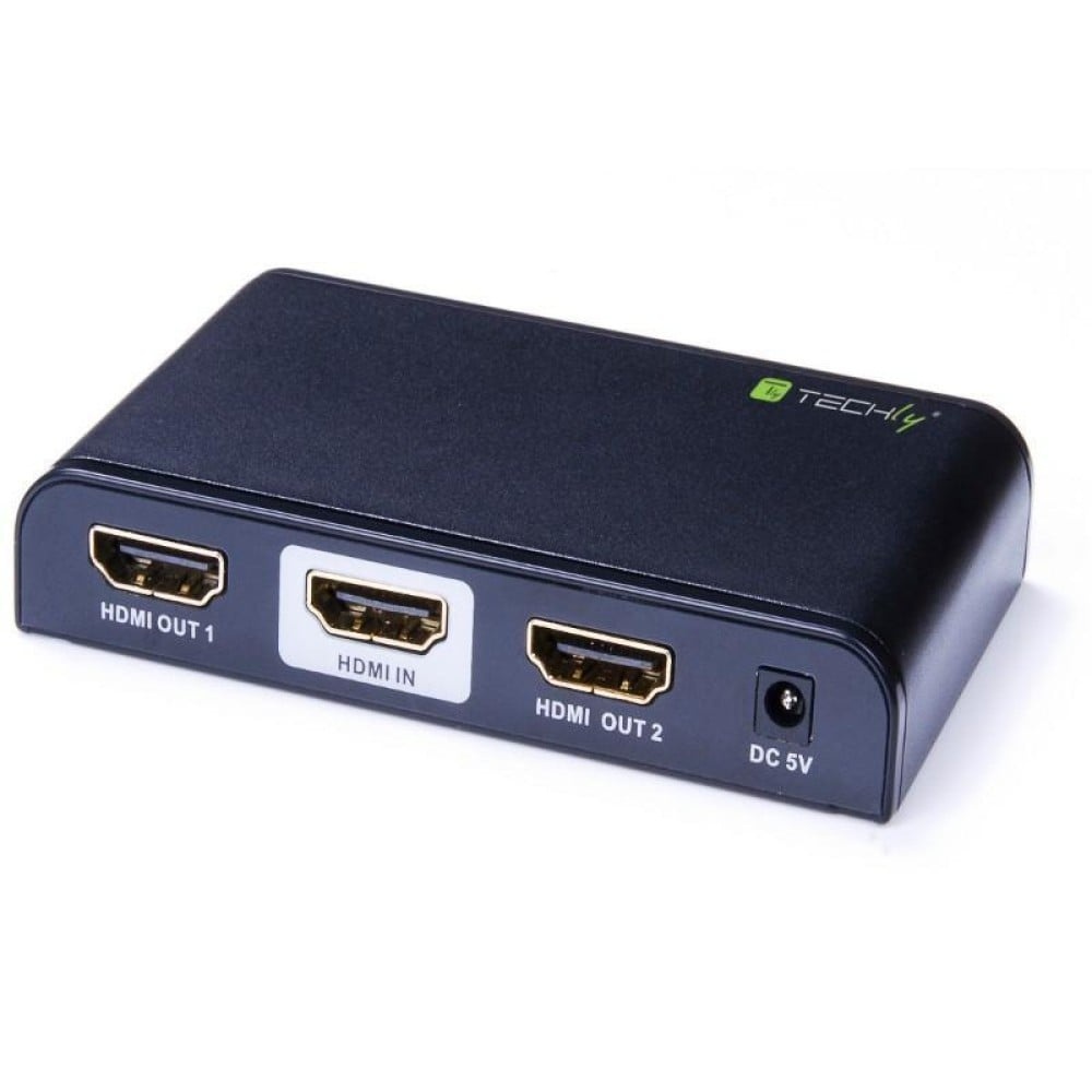 TECHLY Techly IDATA HDMI2-4K2 Splitter HDMI 2.0 4K@60Hz 1x2 attivo - ELABORAZIONI E DISTRIBUZIONI DEL SEGNALE | TecnoCARE.net Sabaudia, Latina, Terracina, San Felice Circeo e Pontinia