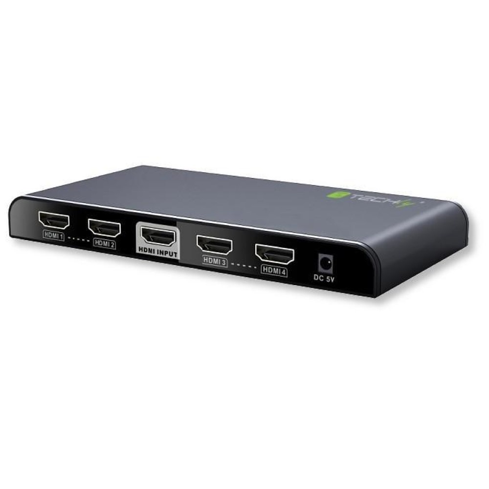 TECHLY Techly IDATA HDMI2-4K4 Splitter HDMI 2.0 4K@60Hz 1x4 attivo - ELABORAZIONI E DISTRIBUZIONI DEL SEGNALE | TecnoCARE.net Sabaudia, Latina, Terracina, San Felice Circeo e Pontinia