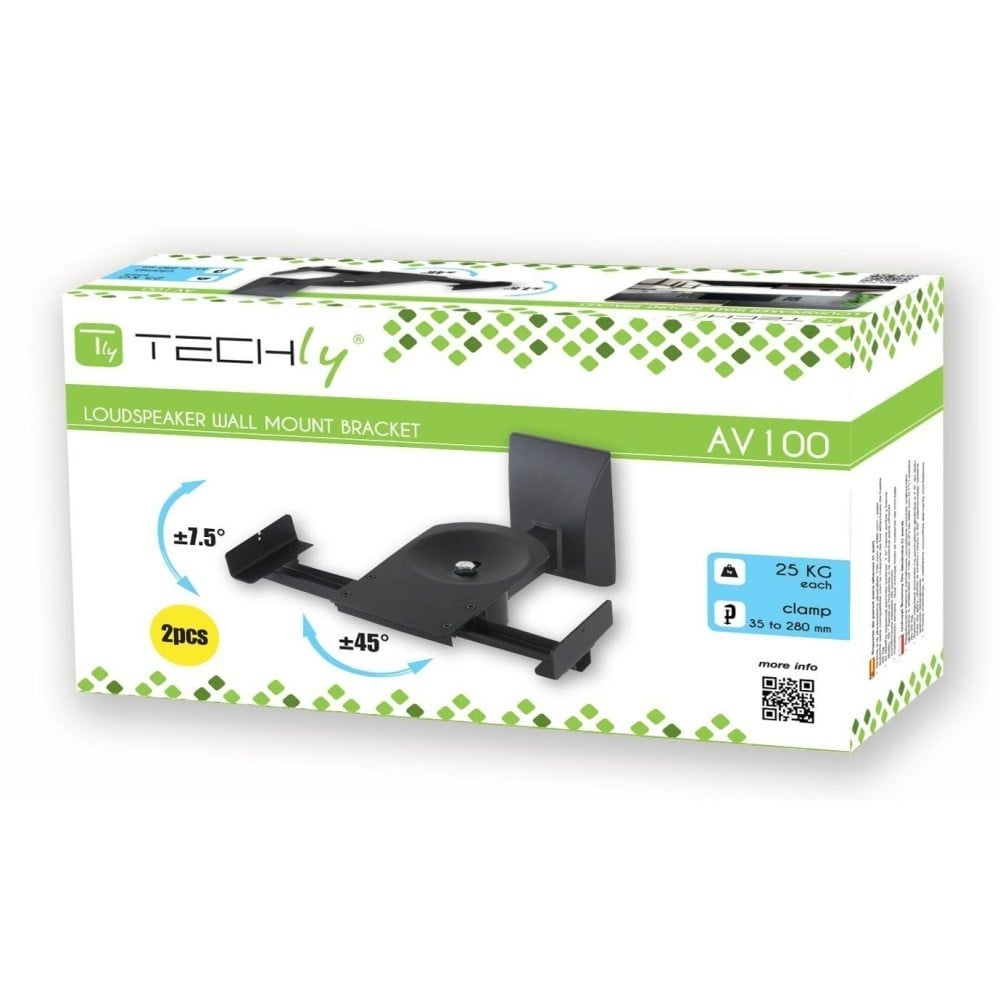 TECHLY Techly ICA-SP SS201 Supporto per altoparlante X2 - ACCESSORI ED ELEMENTI PER APPARECCHIATURA AUDIO | TecnoCARE.net Sabaudia, Latina, Terracina, San Felice Circeo e Pontinia