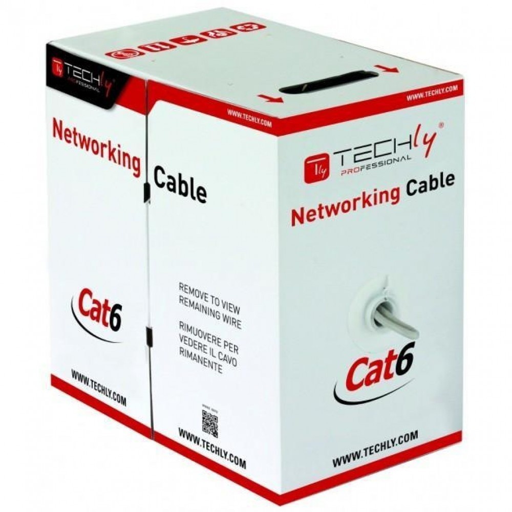 TECHLY Techly ITP6-CCA-305-BL Cavo a coppie intrecciate Cat6 UTP 305m CCA Blu - CAVI PER COMPUTER E PERIFERICHE | TecnoCARE.net Sabaudia, Latina, Terracina, San Felice Circeo e Pontinia