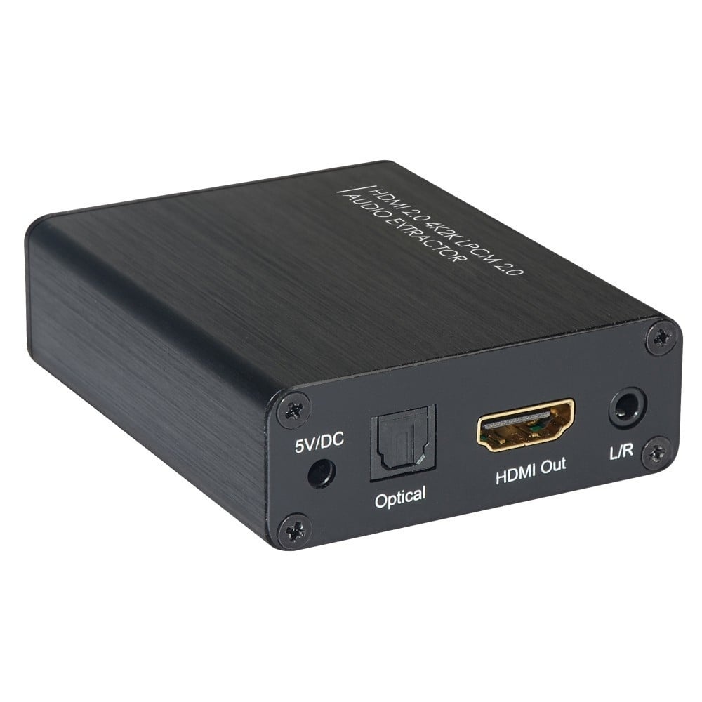 TECHLY Techly IDATA HDMI-EA4K Estrazione audio SPDIF 5.1CH, analogico 3.5mm 2CH con HDMI 4K60Hz - ELABORAZIONI E DISTRIBUZIONI DEL SEGNALE | TecnoCARE.net Sabaudia, Latina, Terracina, San Felice Circeo e Pontinia