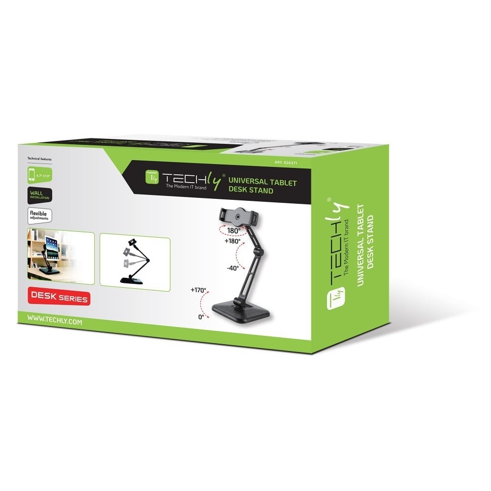 TECHLY Techly ICA-TBL 2801 Supporto per Tablet Regolabile 4.7-12" da Scrivania a Muro - COMPONENTI | TecnoCARE.net Sabaudia, Latina, Terracina, San Felice Circeo e Pontinia