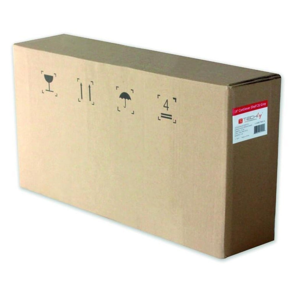 TECHLY Techly I-CASE TRAY-5-BK Mensola estraibile nera 2U 400mm per rack 19" - COMPONENTI | TecnoCARE.net Sabaudia, Latina, Terracina, San Felice Circeo e Pontinia