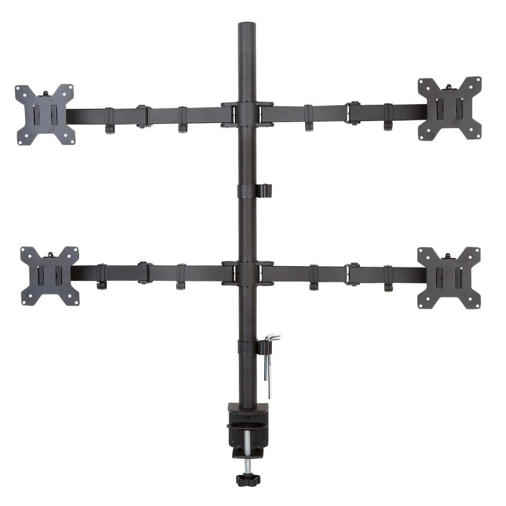 TECHLY Techly ICA-LCD 382-Q Supporto da scrivania per 4 monitor 13-27” LCD 10kg rotante - MONITOR E ACCESSORI | TecnoCARE.net Sabaudia, Latina, Terracina, San Felice Circeo e Pontinia