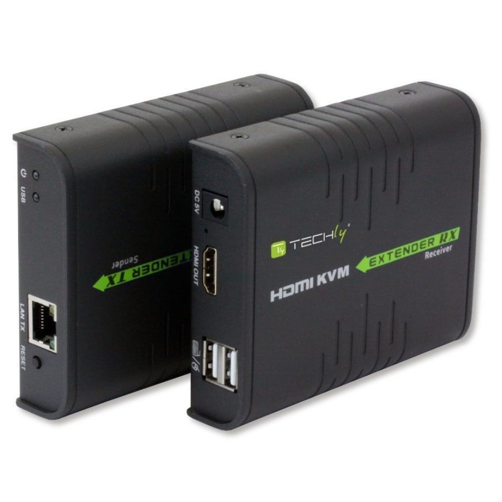 TECHLY Techly IDATA HDMI-KVM2 Estensore KVM HDMI/USB 1080p60Hz fino a 120m su cavo Cat6 - TASTIERE E CONTROLLER | TecnoCARE.net Sabaudia, Latina, Terracina, San Felice Circeo e Pontinia