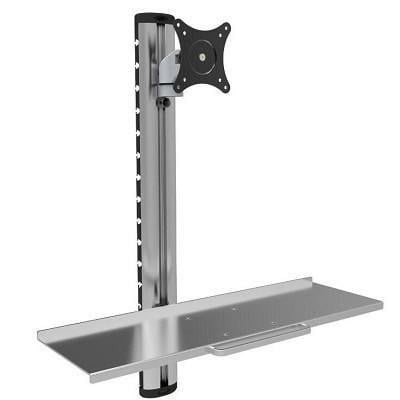 TECHLY Techly ICA-PLW 01 Supporto a parete per monitor da 15-27" con ripiano per tastiera - MONITOR E ACCESSORI | TecnoCARE.net Sabaudia, Latina, Terracina, San Felice Circeo e Pontinia