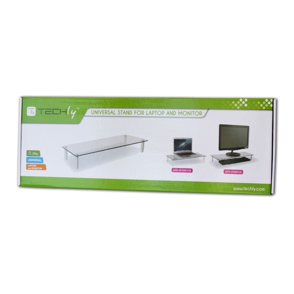 TECHLY Techly ICA-MS 461 Supporto per monitor per scrivania in vetro - MONITOR E ACCESSORI | TecnoCARE.net Sabaudia, Latina, Terracina, San Felice Circeo e Pontinia