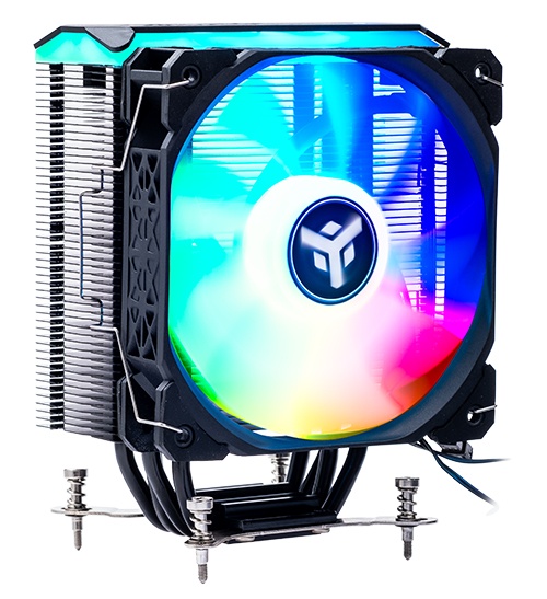 ITEK ITEK DISSIPATORE AD ARIA ICY-4HLA - SKT UNIVERSALE, 180W TDP, 4 HP, VENTOLA 12CM, FULL BLACK, ARGB - CPU DISSIPATORI | TecnoCARE.net Sabaudia, Latina, Terracina, San Felice Circeo e Pontinia