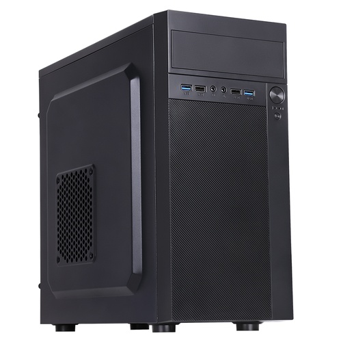 ITEK ITEK CASE THEON - MID TOWER, MATX, PSU 500W,  2XUSB3, FULL BLACK - CASE | TecnoCARE.net Sabaudia, Latina, Terracina, San Felice Circeo e Pontinia