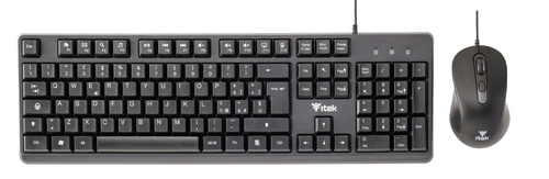 ITEK ITEK TASTIERA + MOUSE  DEC C01  USB  MOUSE OTTICO 3600DPI  TASTIERA MEMBRANA 105 TASTI CAVO  1.5M - TASTIERE | TecnoCARE.net Sabaudia, Latina, Terracina, San Felice Circeo e Pontinia