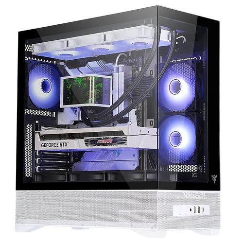 ITEK ITEK CASE SHOWBUI 37WB GAMING  TOWER  ATX  3x12CM ARGB FAN TYPE-C 2xUSB3.0 SIDE  FRONT PANEL TEMP - CASE | TecnoCARE.net Sabaudia, Latina, Terracina, San Felice Circeo e Pontinia