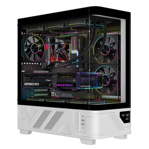 ITEK ITEK CASE NETRON CURVED GAMING  TOWER ATX 3x12CM ARGB FAN 2xUSB3 TYPE-C TEMP GLASS SIDE  FRONT PAN - CASE | TecnoCARE.net Sabaudia, Latina, Terracina, San Felice Circeo e Pontinia