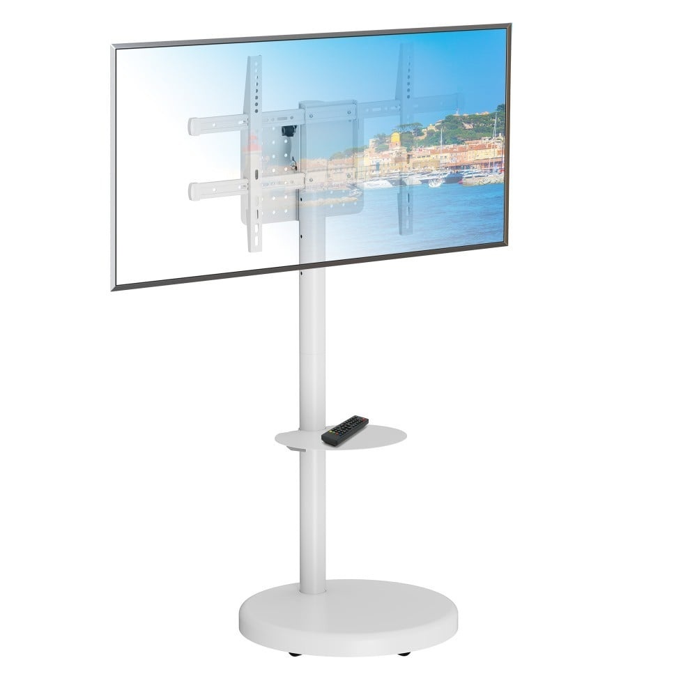 TECHLY Techly ICA-TR55 Supporto TV mobile 37-86" fino a 50kg con ripiano regolabile e supporto AV - ACCESSORI ED ELEMENTI PER APPARECCHIATURA AUDIO | TecnoCARE.net Sabaudia, Latina, Terracina, San Felice Circeo e Pontinia