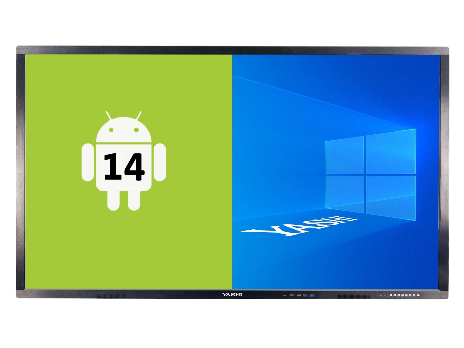 YASHI YASHI DISPLAY TOUCH INTERATTIVO 75 16:9 550 CDM 4K UHD 40 TOCCHI, 8GB RAM/128 GB, ANDROID 14, GOOGLE - DISPLAY TOUCH | TecnoCARE.net Sabaudia, Latina, Terracina, San Felice Circeo e Pontinia