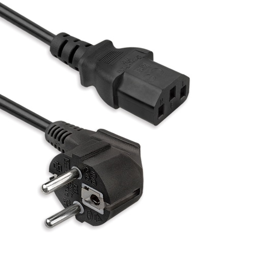 VULTECH VULTECH CAVO DI ALIMENTAZIONE PC STANDARD  SCHUKO 1.5MT - CAVI DI ALIMENTAZIONE | TecnoCARE.net Sabaudia, Latina, Terracina, San Felice Circeo e Pontinia