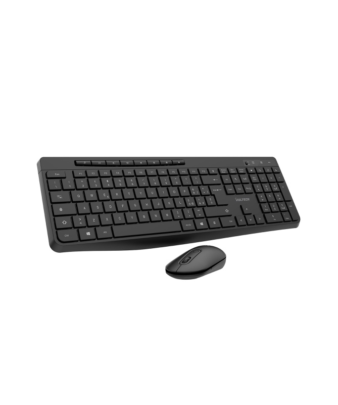 VULTECH VULTECH TASTIERA E MOUSE BUNDLE, WIRELESS LOW PROFILE, TASTI FUNZIONALI, 1600DPI REGOLABILI 2,4GHZ - TASTIERE | TecnoCARE.net Sabaudia, Latina, Terracina, San Felice Circeo e Pontinia