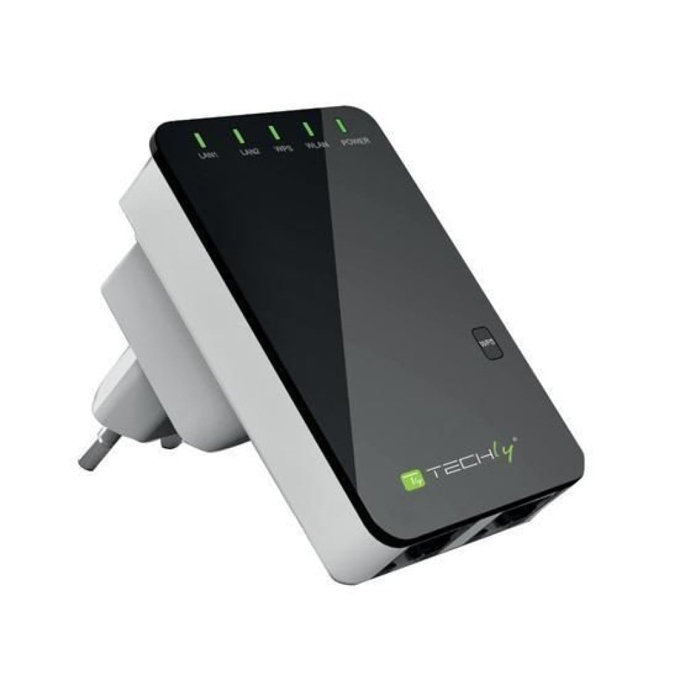 TECHLY Techly I-WL-REPEATER2 Ripetitore/Router N300 da inserire nella presa - RETI | TecnoCARE.net Sabaudia, Latina, Terracina, San Felice Circeo e Pontinia