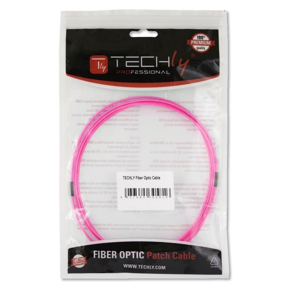 TECHLY Techly ILWL D5-LCLC-100/OM4 Cavo Patch Cord Fibra Ottica OM4 50/125 MM LC-LC Duplex 10m - CAVI PER COMPUTER E PERIFERICHE | TecnoCARE.net Sabaudia, Latina, Terracina, San Felice Circeo e Pontinia
