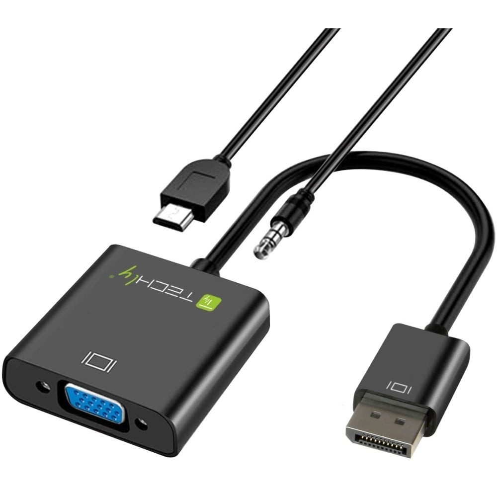 TECHLY Techly IDATA HDMI-VGA2AU Adattatore HDMI a VGA D-sub 15 pin 1,8m - CAVI PER COMPUTER E PERIFERICHE | TecnoCARE.net Sabaudia, Latina, Terracina, San Felice Circeo e Pontinia