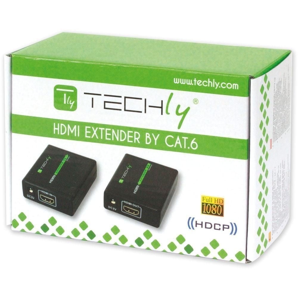 TECHLY Techly IDATA EXT-E70 Estensore HDMI 1.3 1080p60Hz fino a 60m su cavo Cat6 - ELABORAZIONI E DISTRIBUZIONI DEL SEGNALE | TecnoCARE.net Sabaudia, Latina, Terracina, San Felice Circeo e Pontinia