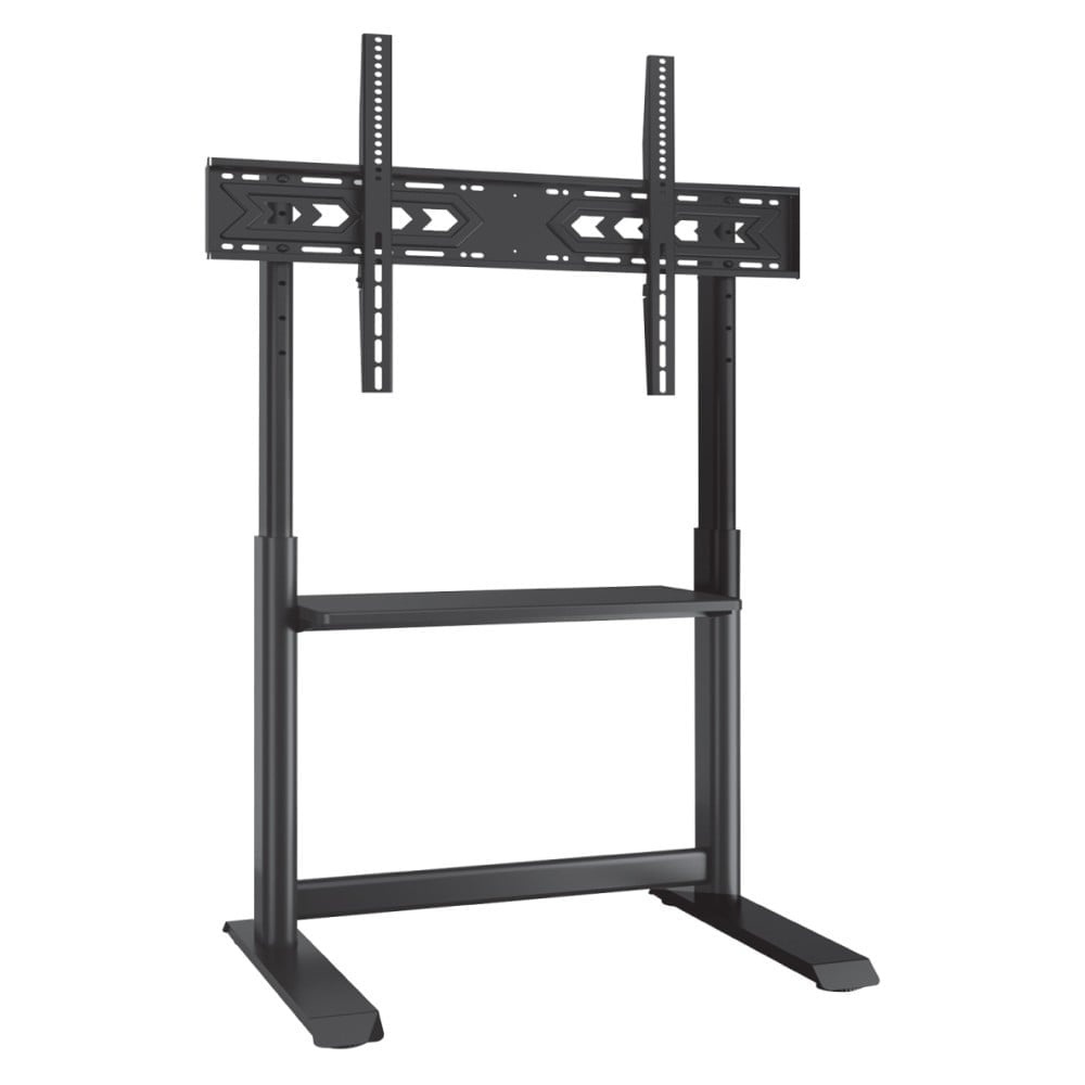 TECHLY Techly ICA-TR130BK Supporto da pavimento per TV 60-86" fino a 68kg regolabile con ripiano AV - ACCESSORI ED ELEMENTI PER APPARECCHIATURA AUDIO | TecnoCARE.net Sabaudia, Latina, Terracina, San Felice Circeo e Pontinia