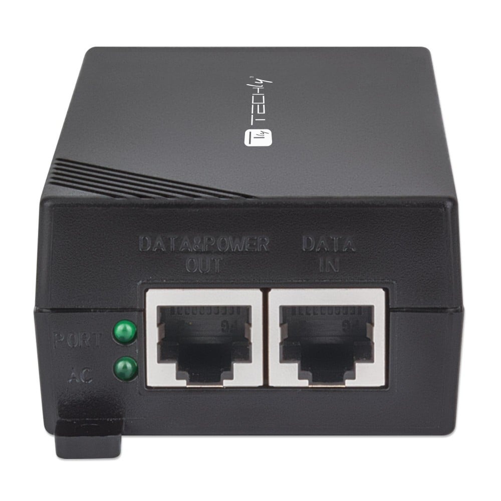 TECHLY Techly I-SWHUB 3000STY2 Alimentatore PoE+ Gigabit, 1x RJ45 30W 802.3af/at - RETI | TecnoCARE.net Sabaudia, Latina, Terracina, San Felice Circeo e Pontinia