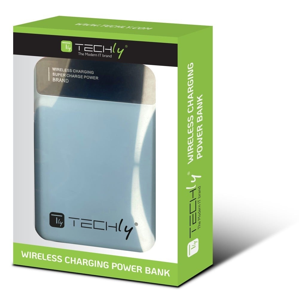 TECHLY Techly I-CHARGE-10LCDBL Caricabatterie Power Bank Magnetico Senza Fili 10.000 mAh - BATTERIE E ALIMENTATORI | TecnoCARE.net Sabaudia, Latina, Terracina, San Felice Circeo e Pontinia