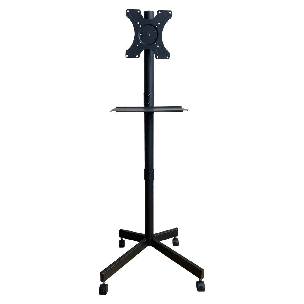 TECHLY Techly ICA-TR201 Supporto TV mobile 32-60" fino a 40kg con ripiano AV regolabile - ACCESSORI ED ELEMENTI PER APPARECCHIATURA AUDIO | TecnoCARE.net Sabaudia, Latina, Terracina, San Felice Circeo e Pontinia
