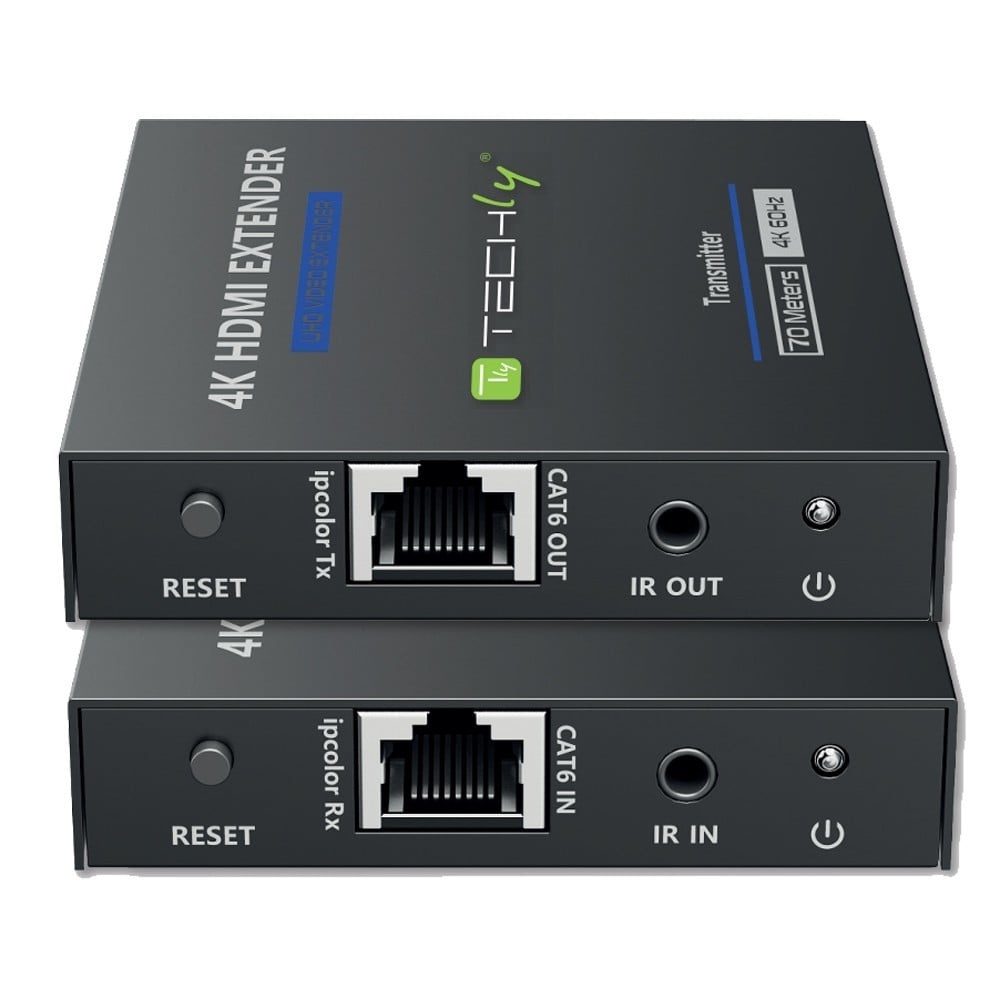 TECHLY Techly IDATA EXT-565 Estensore HDMI 2.0 4K60Hz fino a 70m su Cat6 con IR - ELABORAZIONI E DISTRIBUZIONI DEL SEGNALE | TecnoCARE.net Sabaudia, Latina, Terracina, San Felice Circeo e Pontinia