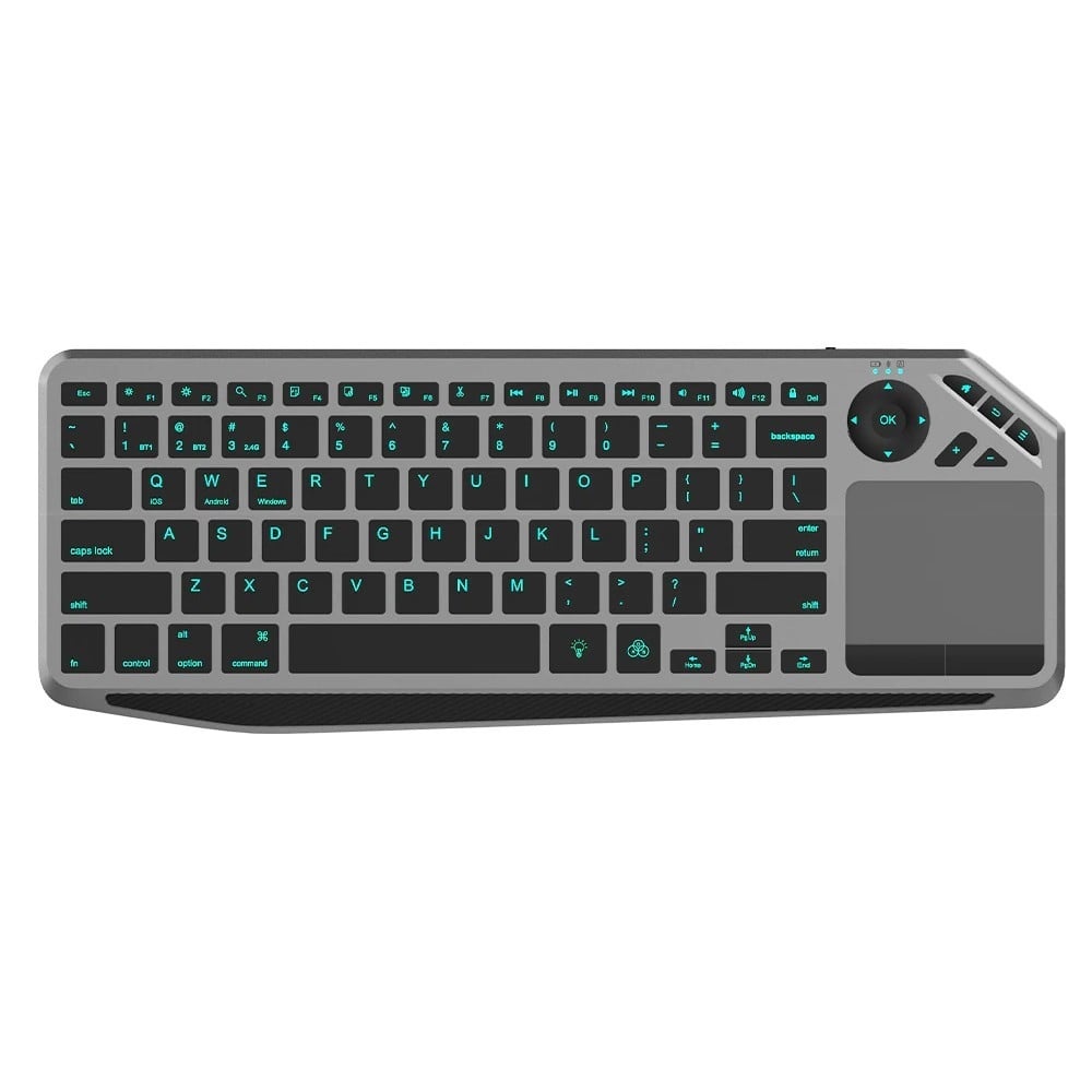 TECHLY Techly ICTB9801TB Tastiera Wireless Bluetooth 2.4GHz USB con Touchpad LED - TASTIERE E CONTROLLER | TecnoCARE.net Sabaudia, Latina, Terracina, San Felice Circeo e Pontinia