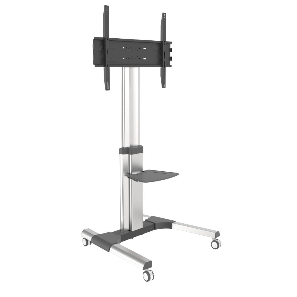 TECHLY Techly ICA-TR156 Supporto TV mobile 50-92" fino a 70kg con ripiano AV regolabile - ACCESSORI ED ELEMENTI PER APPARECCHIATURA AUDIO | TecnoCARE.net Sabaudia, Latina, Terracina, San Felice Circeo e Pontinia