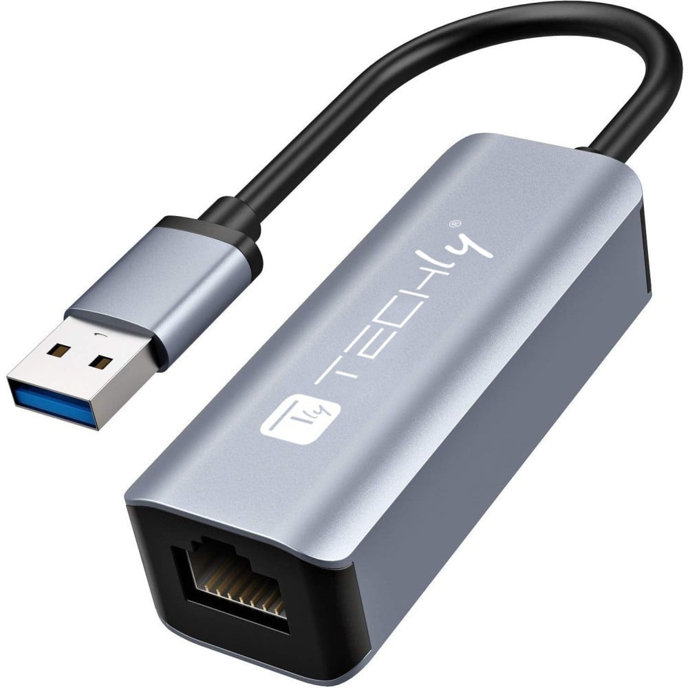 TECHLY Techly IDATA USB-ETGIGA-AA Scheda di rete/adapter USB-A 3.0 a RJ45 Gigabit - PC | TecnoCARE.net Sabaudia, Latina, Terracina, San Felice Circeo e Pontinia