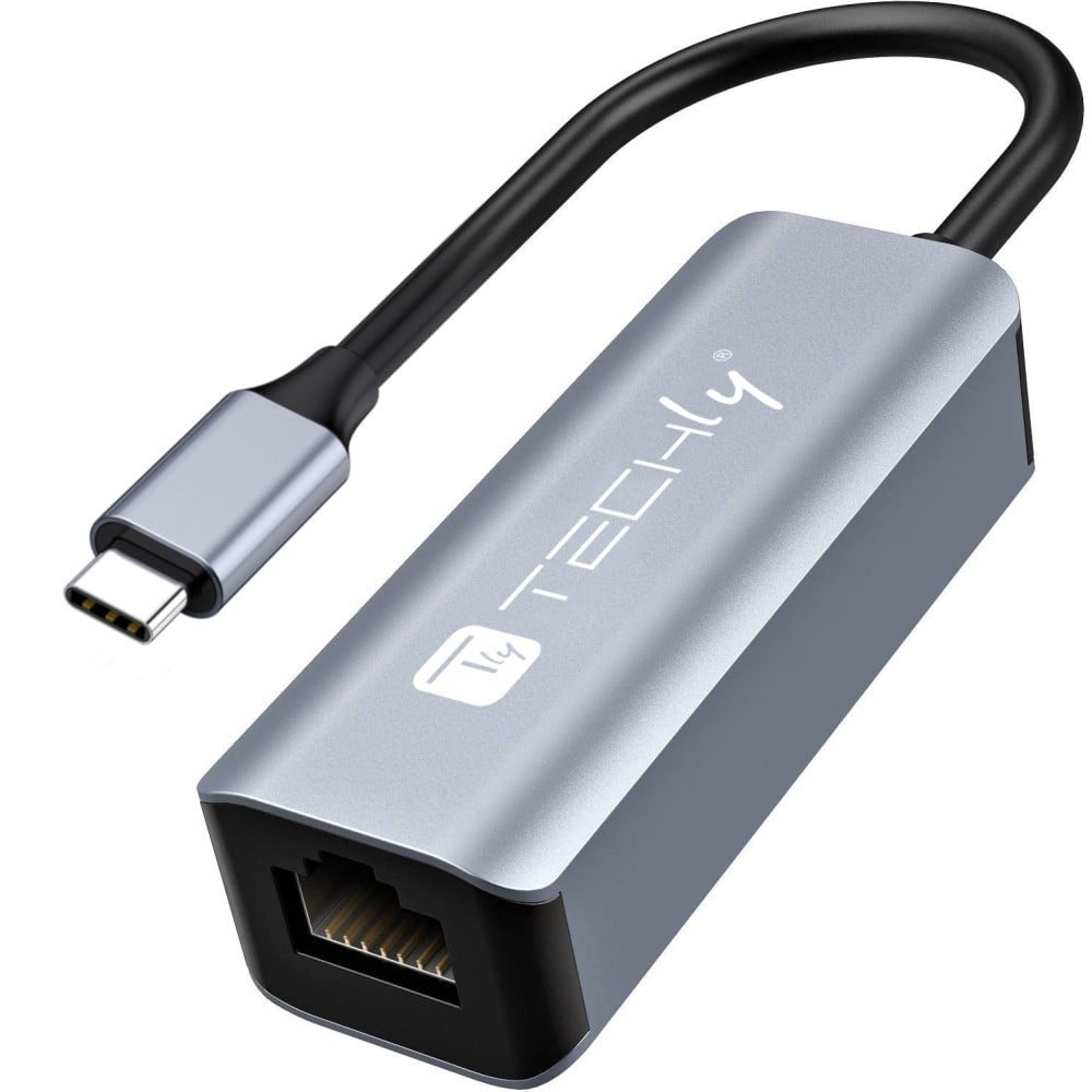 TECHLY Techly IDATA USB-ETGIGA-CA Scheda di rete/adapter USB-C a RJ45 Gigabit Ethernet - PC | TecnoCARE.net Sabaudia, Latina, Terracina, San Felice Circeo e Pontinia