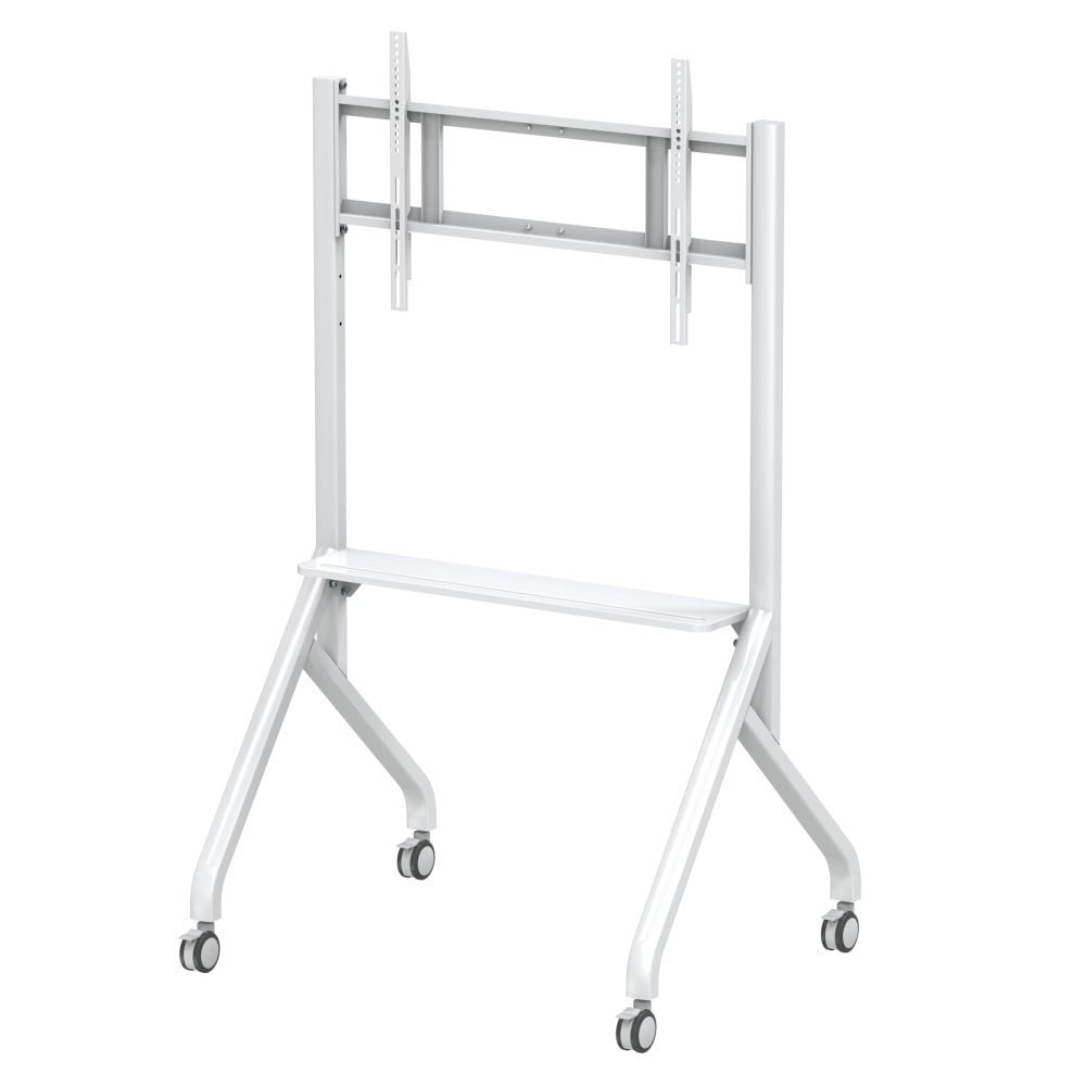 TECHLY Techly ICA-TR53LW Supporto TV mobile 65-100" fino a 100kg con ripiano AV regolabile - ACCESSORI ED ELEMENTI PER APPARECCHIATURA AUDIO | TecnoCARE.net Sabaudia, Latina, Terracina, San Felice Circeo e Pontinia
