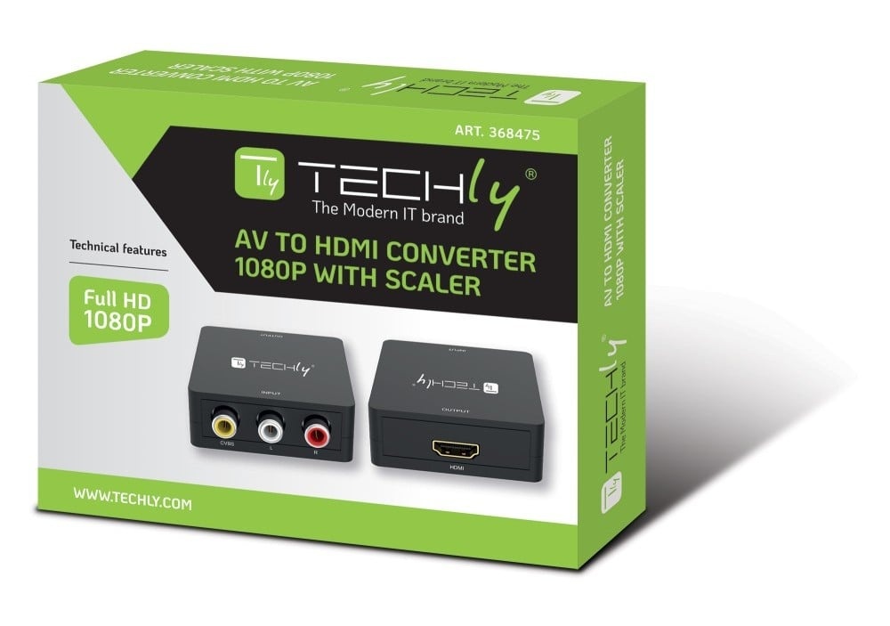 TECHLY Techly IDATA SPDIF-6E3 Convertitore AV Video e Audio Composito 3x RCA a HDMI 1080p - ELABORAZIONI E DISTRIBUZIONI DEL SEGNALE | TecnoCARE.net Sabaudia, Latina, Terracina, San Felice Circeo e Pontinia
