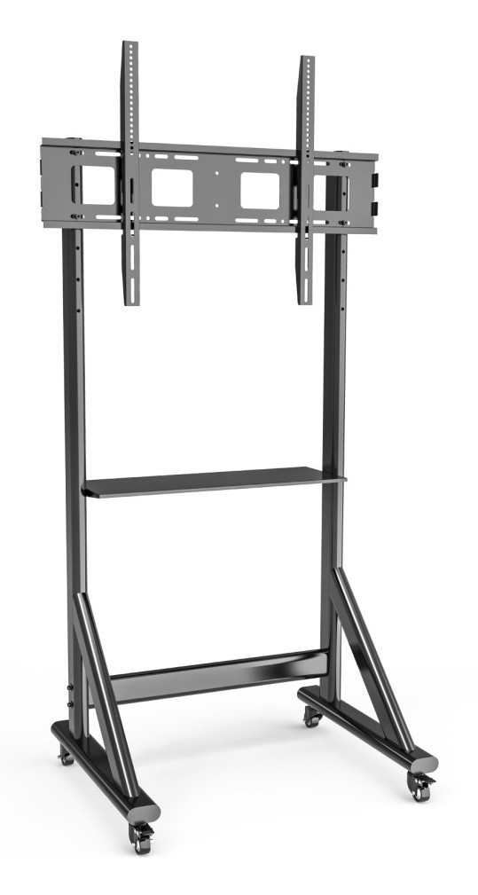TECHLY Techly ICA-TR7412 Supporto TV mobile 55-100” fino a 120kg con ripiano AV regolabile - ACCESSORI ED ELEMENTI PER APPARECCHIATURA AUDIO | TecnoCARE.net Sabaudia, Latina, Terracina, San Felice Circeo e Pontinia