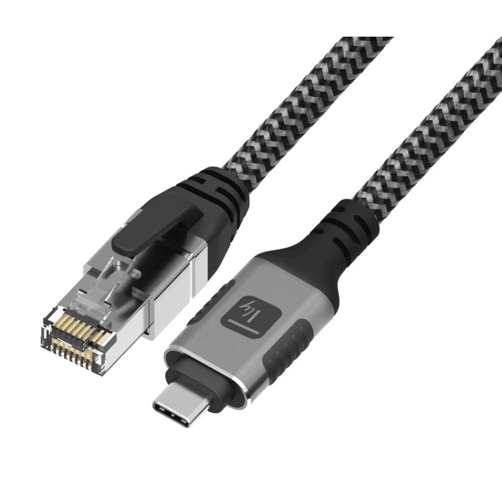 TECHLY Techly ICOC U3C-RJ45-010 Adattatore/Cavo di rete USB-C a Gigabit Ethernet RJ45 1m - CAVI PER COMPUTER E PERIFERICHE | TecnoCARE.net Sabaudia, Latina, Terracina, San Felice Circeo e Pontinia