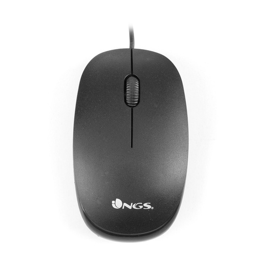 NGS NGS MOUSE OTTICO 1000DPI USB 3 TASTI NERO - MOUSE | TecnoCARE.net Sabaudia, Latina, Terracina, San Felice Circeo e Pontinia