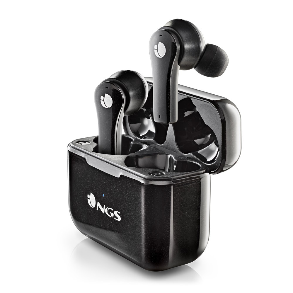 NGS NGS AURICOLARI STEREO BLUETOOTH 5.1 ARTICA BLOOM + BASE DI RICARICA + Touch sensor + Vivavoce BLACK - CUFFIE E MICROFONI | TecnoCARE.net Sabaudia, Latina, Terracina, San Felice Circeo e Pontinia
