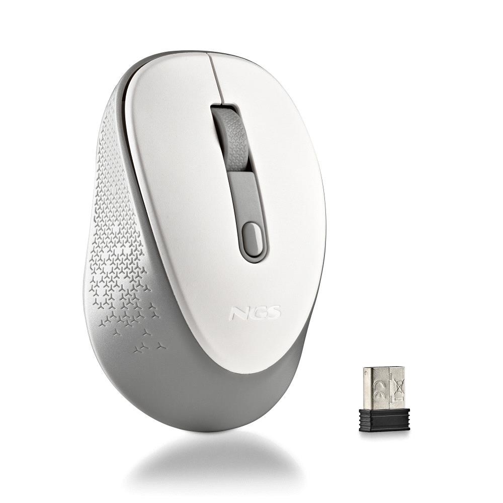 NGS NGS MOUSE WIRELESS BIANCO 2 PULSANTI E ROTELLA DI SCORRIMENTO - MOUSE | TecnoCARE.net Sabaudia, Latina, Terracina, San Felice Circeo e Pontinia
